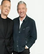 Tim Allen 2026 Black Suede Leather Jacket