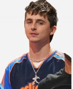 Timothée Chalamet 2026 NBA Finals New York Knicks Game 1 Adidas Jersey Shirt