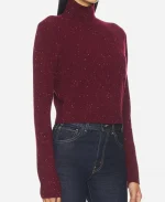 Tina Fey The Four Seasons S02 Cashmere Fleck Turtleneck Top