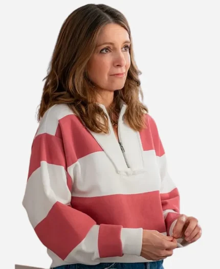 Tina Fey The Four Seasons S02 Striped Sweatshirt
