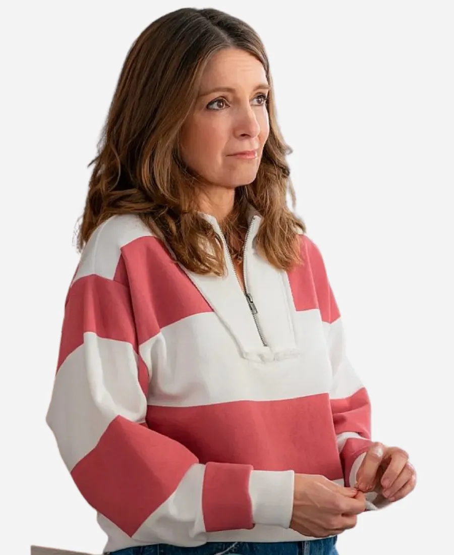 Tina Fey The Four Seasons S02 Striped Sweatshirt Tina Fey The Four Seasons S02 Striped Sweatshirt
