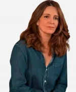 Tina Fey The Four Seasons S02 Denim Shirt