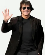 FIFA World Cup 2026 Tom Cruise Suede Blazer In Dark Brown