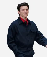Tom Holland 2026 Spider Man Brand New Day Photocall Black Jacket