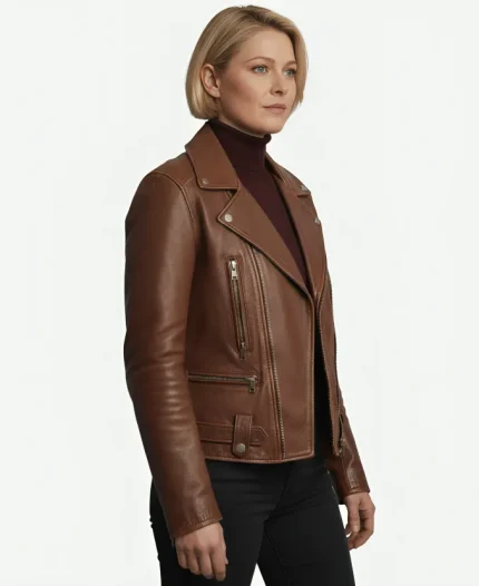 Trying S03 Sian Brooke Brown Jacket