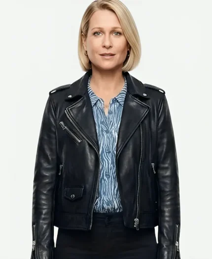 Trying S05 Sian Brooke Leather Jacket