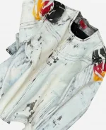 World Cup 2026 Under Armour x 424 Distressed Leather Jacket