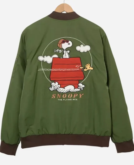 BoxLunch Peanuts Snoopy Flying Ace Bomber Jacket
