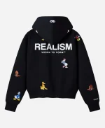Realism x Disney Back To Front Black Hoodie