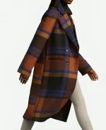 Animal Control S04 Emily Price Plaid Coat