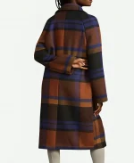 Emily Price Animal Control S04 Plaid Coat