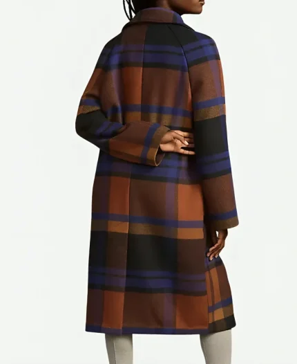 Emily Price Animal Control S04 Plaid Coat