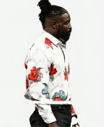 Oba Femi Monday Night RAW Floral Shirt