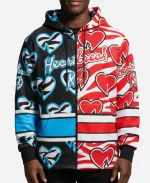 The Heartbreak Kid HBK Split Hooded Jacket