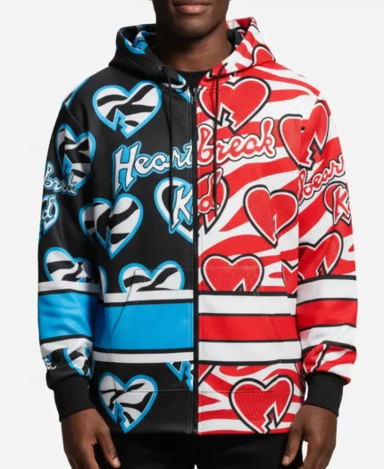 The Heartbreak Kid HBK Split Hooded Jacket