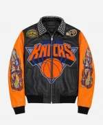 Who Decides War New York Knicks Leather Jacket
