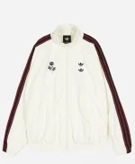 Willy Chavarria x Adidas Off-White Track Jacket For Sale