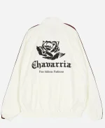 Willy Chavarria x Adidas Off White Woven Track Jacket