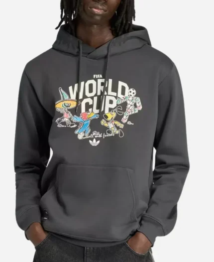 Unisex FIFA World Cup 2026 Grey Pullover Hoodie