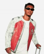 World Cup 2026 Ollie Watkins Leather Racing Jacket