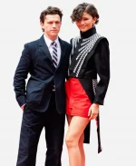 Spider-Man 2026 Press Tour Zendaya Napoleon Tailcoat Jacket