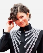 Zendaya Spider-Man 2026 Press Tour Napoleon Jacket