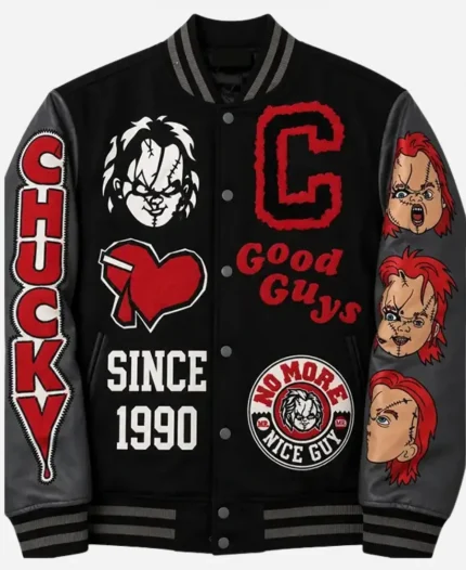Chucky Since 1990 Good Guys Black and Grey Jacket