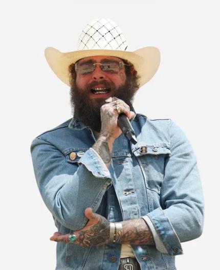 2026 FIFA World Cup Closing Ceremoney Final Post Malone Denim Jacket