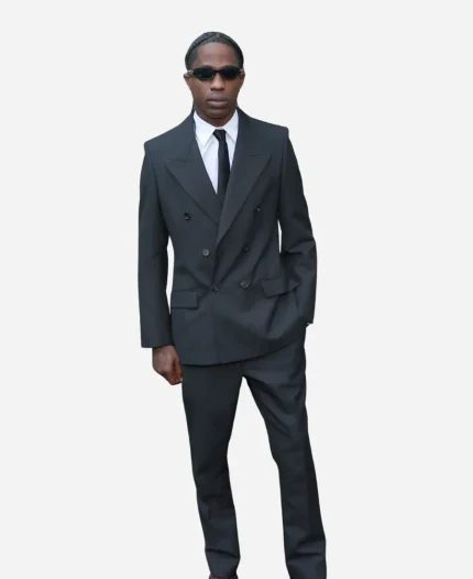 Travis Scott The Odyssey 2026 NYC Premiere Black Suit
