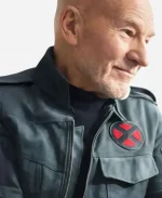 Professor Charles Xavier Avengers Doomsday 2026 Patrick Stewart Black Jacket