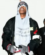 A$AP Rocky Edmonton Don’t Be Dumb Concert Tour Black Bomber Jacket