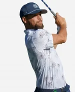 ACC Celebrity-Am Tournament Stephen Curry All Over Palm Tree Print Polo Shirt