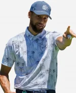 ACC Celebrity-Am Tournament Stephen Curry All Over Palm Tree Polo Shirt