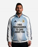 Adidas Argentina FIFA World Cup 2026 Blue & White Print Jacket