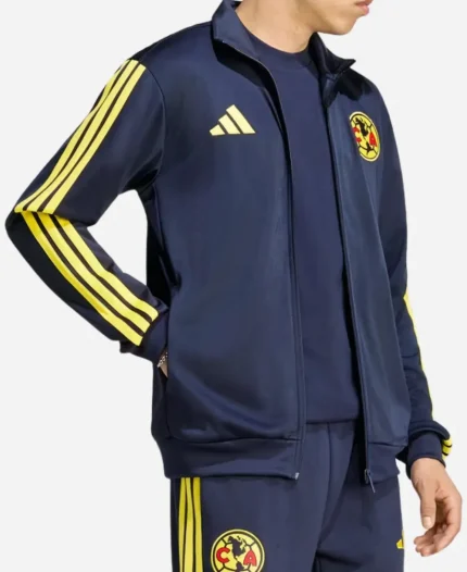Adidas 2026 Club America DNA Navy Blue Zip-Up Track Jacket