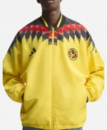 Unisex Adidas Club America Stadium 2026 Yellow Track Jacket