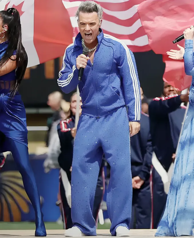 Adidas FIFA World Cup 2026 Final Robbie Williams Tracksuit tuta adidas robbie williams finale mondiale 2026