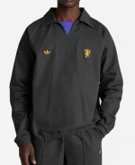 Adidas Manchester United Terrace Icons Black Drill Sweatshirt