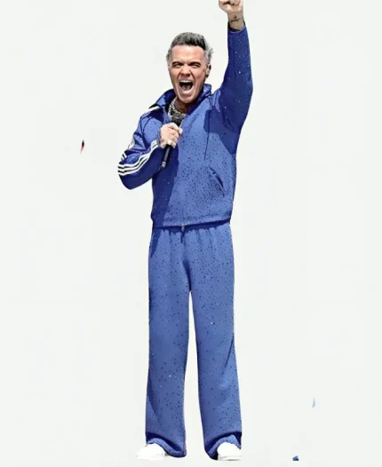Robbie Williams FIFA World Cup 2026 Final Blue Adidas Tracksuit
