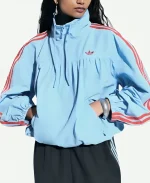 Unisex Adidas x ASOS 2026 Over-the-Head Half-Zip Blue Track Jacket