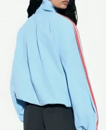 Adidas x ASOS 2026 Over-the-Head Half-Zip Blue Track Jacket