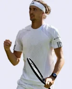 Championships 2026 Alexander Zverev Wimbledon White T-Shirt