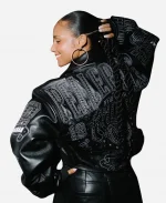 Alicia Keys NY Knicks Championship Victory Parade Cropped Jacke