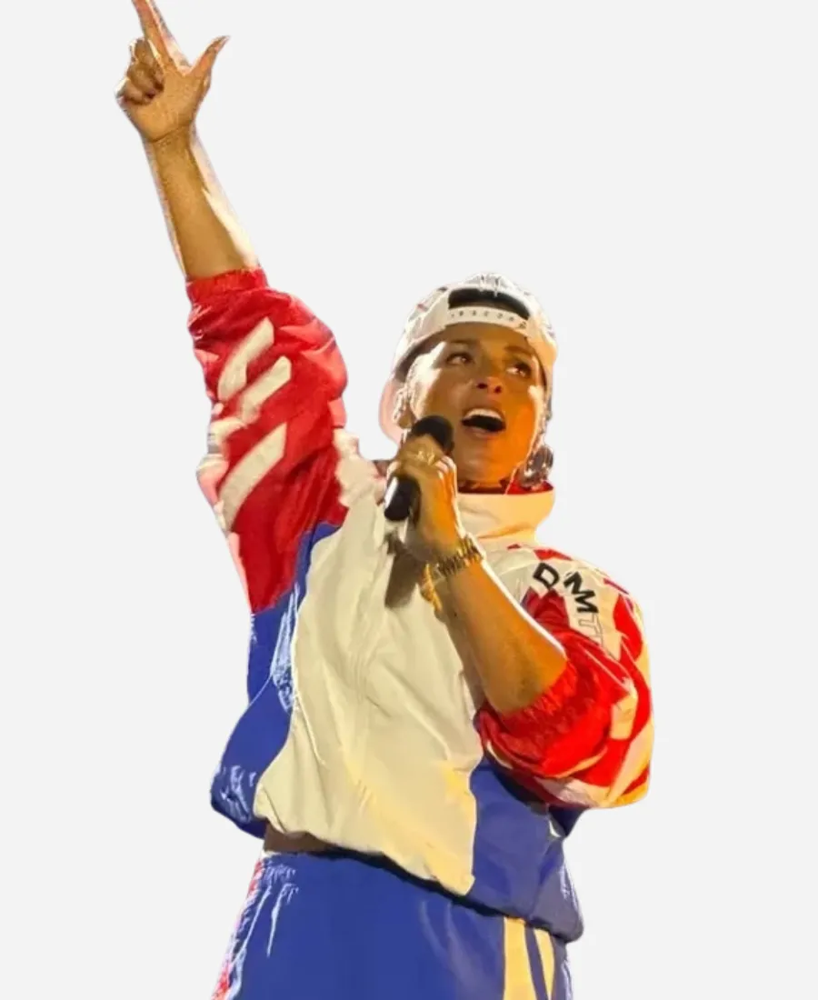 Alicia Keys Yankee Stadium 2026 New York Denim Tears Tracksuit Alicia Keys JAŸ-Z 30 Yankee Stadium Tracksuit