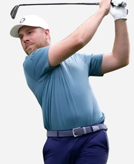 American Century Championship 2026 Joe Pavelski Teal Polo T-Shirt