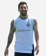 Argentina Training Session 2026 Adidas Lionel Messi White Jersey