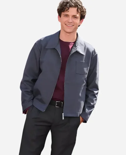 Tom Holland Spider-Man Brand New Day Event London 2026 Grey Jacket