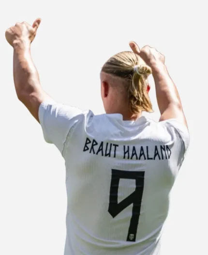 2026 World Cup Norway Erling Haaland White Jersey