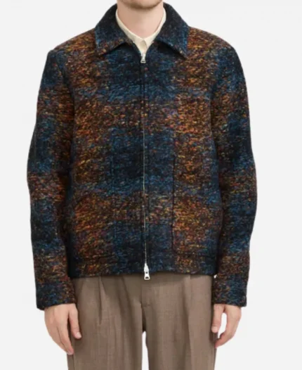 Brilliant Minds S02 Anthony Thorne Gael Jacquard Jacket