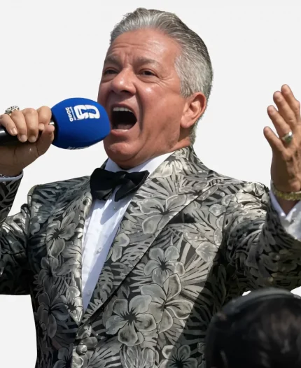 Bruce Buffer FIFA World Cup 2026 Final Announcer Floral Printed Blazer